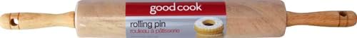 GoodCook Everyday Rolling Pin, 17 inches, Wood