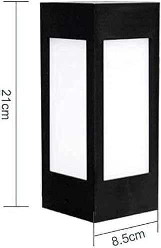 Outdoor Wall Lights Led Solar Pillar Light European Style Waterproof Post Courtyard Garden Lawn Floor Lamp Gate Balcony Fence Modern Square Stigma Streetlight Ip6