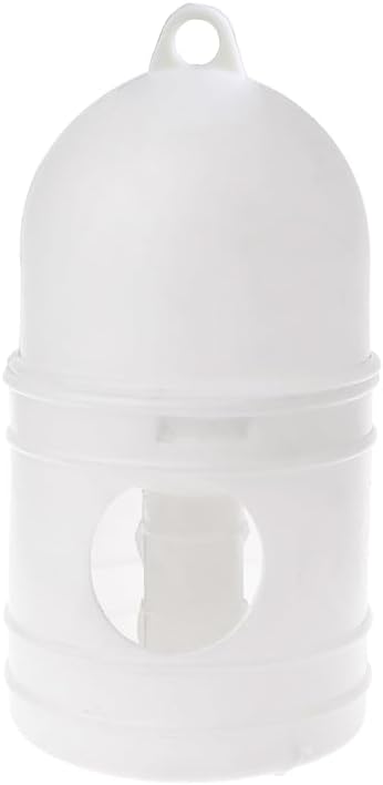 Auto Poultry Drinker Feeder for Water Container with Carrying Handle 1L Large Capacity for Pet Bird Poultr Bird Feeder Station Bird Feeder Tray Hanging Bird Feeder Bird Feeder Suet Bird
