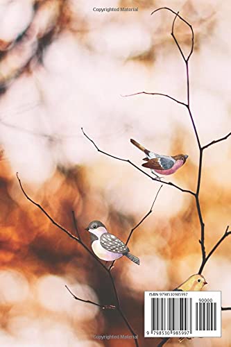 Bird Journal Book: Birdwatching Tracker Notebook for Birders To List Species and Record Field Observation