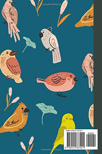 Happy Birds | Bird Watching Notebook and Birder Journal (Green Cover): A bird watching log book and record book for bird lovers (6x9 in, perfect gift idea for birders, twitchers and bird watchers)