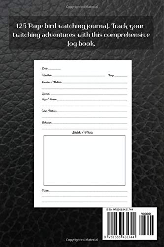 Bird Watching Journal / Log Book: Great Birding or Twitcher Diary For Any Orthologist