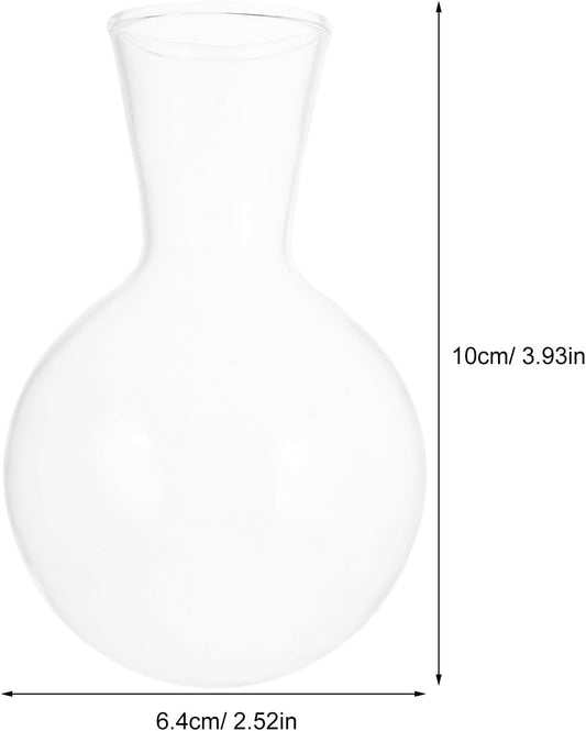 VOSAREA 3pcs Plant Propagation Station Vase Glass Plant Terrarium Hydroponic Vase Air Planter Bulb Succulent Pot Micro Landscape Vessel Desktop Decoration