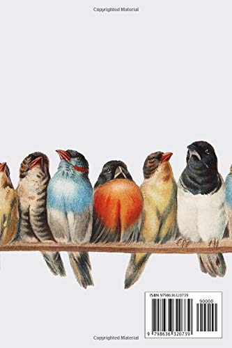 Birds: Bird Watching Log, Notebook and Journal: Bird Watching Journal For Bird Lovers, Adults & Kids, Prompted Field Guide - Perfect gift for Bird ... - 6" x 9" Travel Size - Tropical Bird Cover