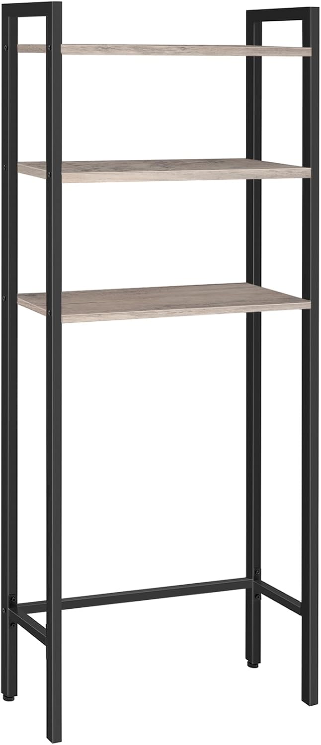HOOBRO Over The Toilet Storage, 3-Tier Bathroom Organizer Shelf Over T