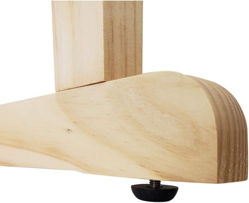 27" Wood Painted Water Crock Dispenser Floor Stand - Natural Color