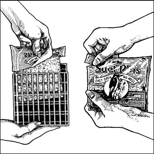 Wildlife Sciences Suet Feeder Cage Suet Cake Combo for Wild Birds | Includes 1 Suet Feeder and 11 Ounce Nuts and Berry Cake
