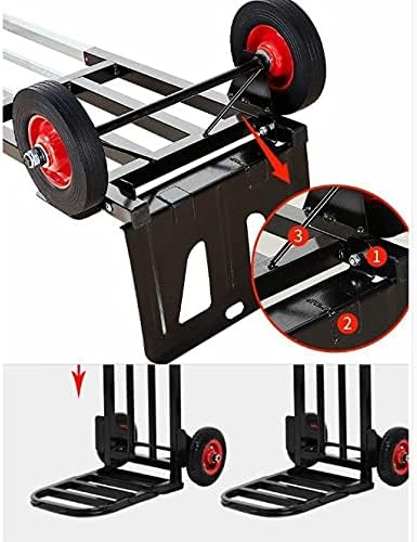 JSEIAJB Load King Folding Luggage Cart Trolley Portable Shopping Cart Trolley Trailer Trolley Small Cart