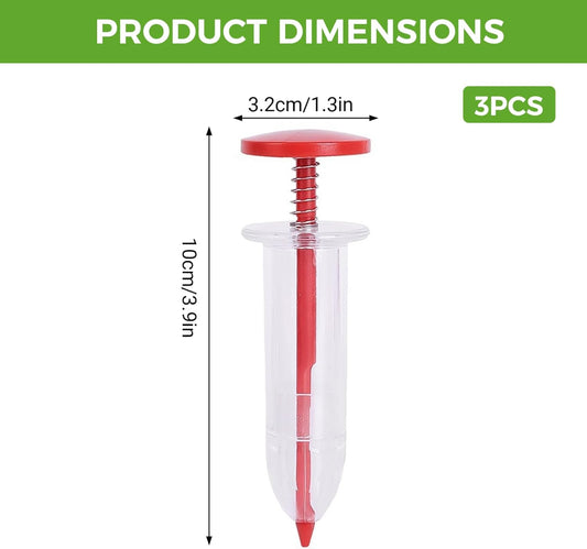 3Pcs Seed Planter Tool Mini Hand Seed Dispenser for Precise Planting Garden Seeder for Small Seeds Planter Tool, Seeder, Dispenser, Planting, Garden