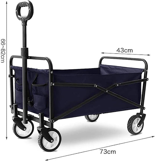 Trolleys, Folding Portable Garden Trolley Cart Heavy Duty Wagon Multi-