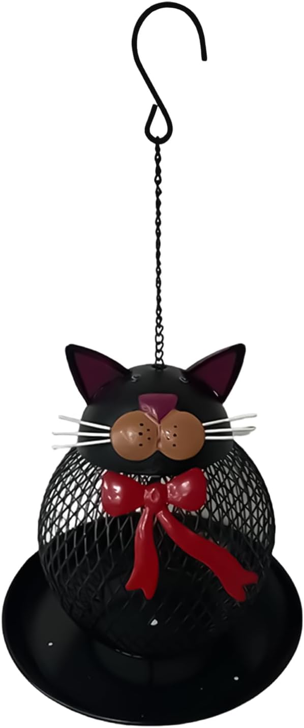 Metal Bird Feeder - Cat Squirrel Proof Hangable, Feeding Station for F