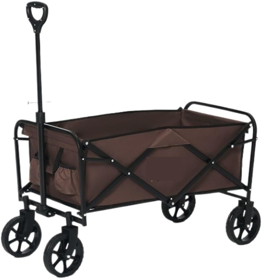 Portable Camping Cart,Portable Folding Beach Camping Trolley Cart for Off Road Adventures