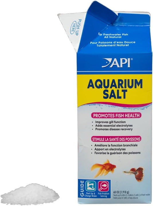 API AQUARIUM SALT Freshwater Aquarium Salt 65-Ounce Box