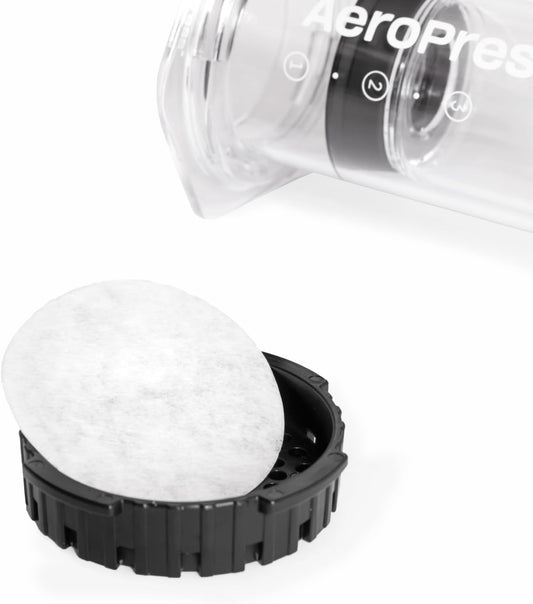 AeroPress Coffee Maker White Paper Micro-Filters, Compostable Coffee F