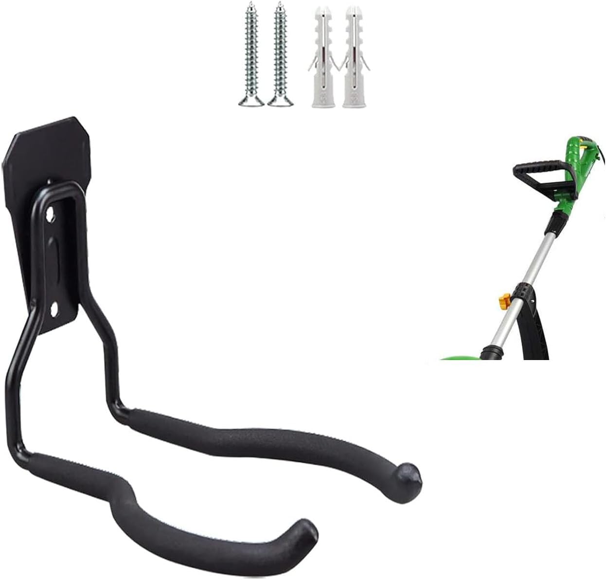 Power Tool Hanger String Trimmers Hangers, Weedeater Hook, Weed Wacker Hanger, Trimmer Rack Holder, Leaf Blower Racks, Chainsaw Hanging Hooks, Perfect for Garage Tool Organizers and Storage