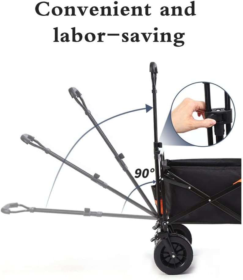 Folding Cart Portable Foldable 150L Large Capacity Multifunction Cart