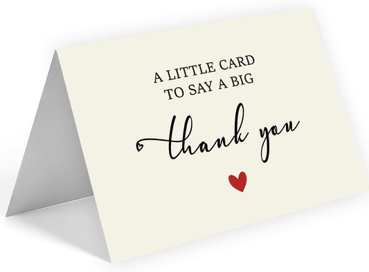 25 Pack 350GSM | Thank You Cards | Thank You Cards & Notes with Envelopes | Pefect for Baby Shower, Wedding, Teacher, Graduation, Business, Holiday, and Christmas | Teacher Appreciation Gifts