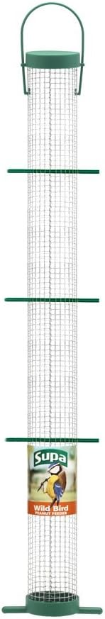 Supa Plastic Peanut Bird Feeder (30in) (Green)
