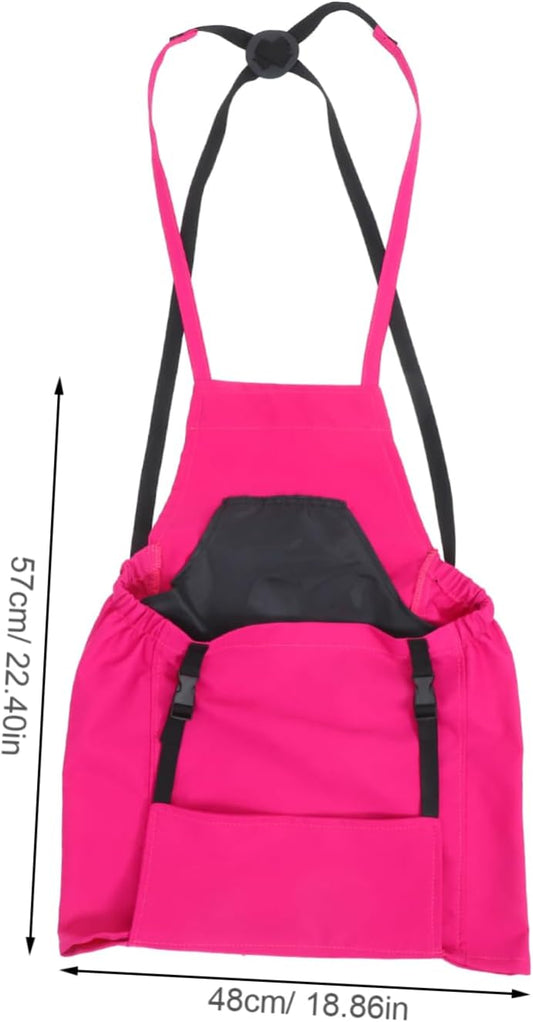 Milisten Gardening Apron Large Pockets Expandable Harvesting Gear Pockets for Women Men