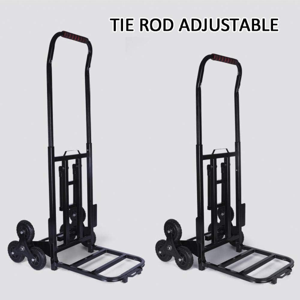 Steel Foldable Folding Trolley with Anti Puncture Solid Wheel and 150