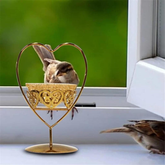 Portable Oriole Bird Feeder Metal Hummingbird Feeders for Container Pet Feeding Tools Garden Outdoor Decor
