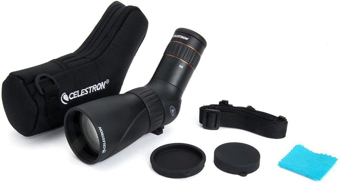Celestron 52310 Hummingbird Micro Spotting Scope, 9 to 27x Magnification Range, BaK-4 Prism Glass, Black