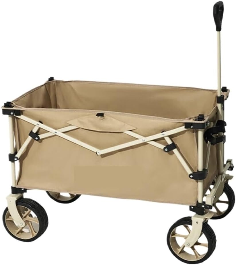 Portable Camping Cart,Beach Trolley Cart Camper Outdoor Portable Folding Cart with 150L Picnic Trailer Four Way Folding Design for Easy Transport and Storage
