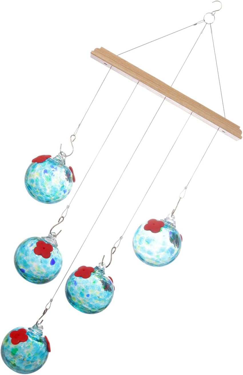 Hummingbirds Attractor Glass Feeders Leakproof Base for Nature Enthusiasts Garden Decoration Easyly Install Hummingbirds Feeders