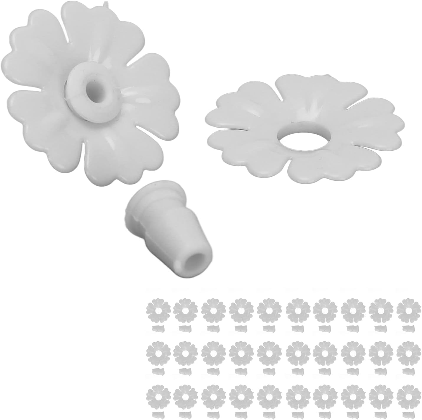 CHICIRIS Hummingbird Feeder Flowers,30 Set Hanging Hummingbird Feeder
