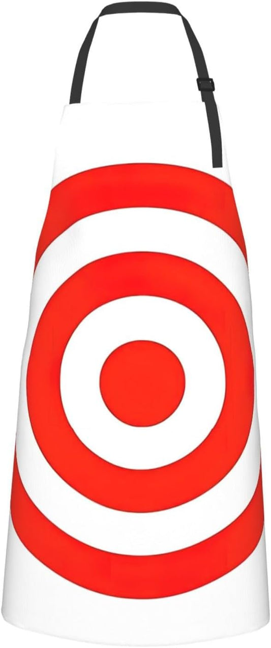 design target print Waterproof apron with pocket adjustable cooking apron for adult kitchen bibs to bake