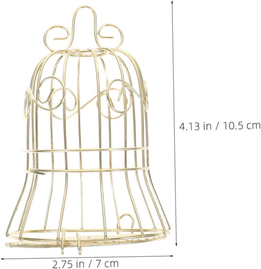 Milisten 2pcs Metal Wild Bird Feeders for Outdoors Hanging Bird Food Holder Tray Versatile Garden Decor Portable and Multifunctional Design for Backyard Use