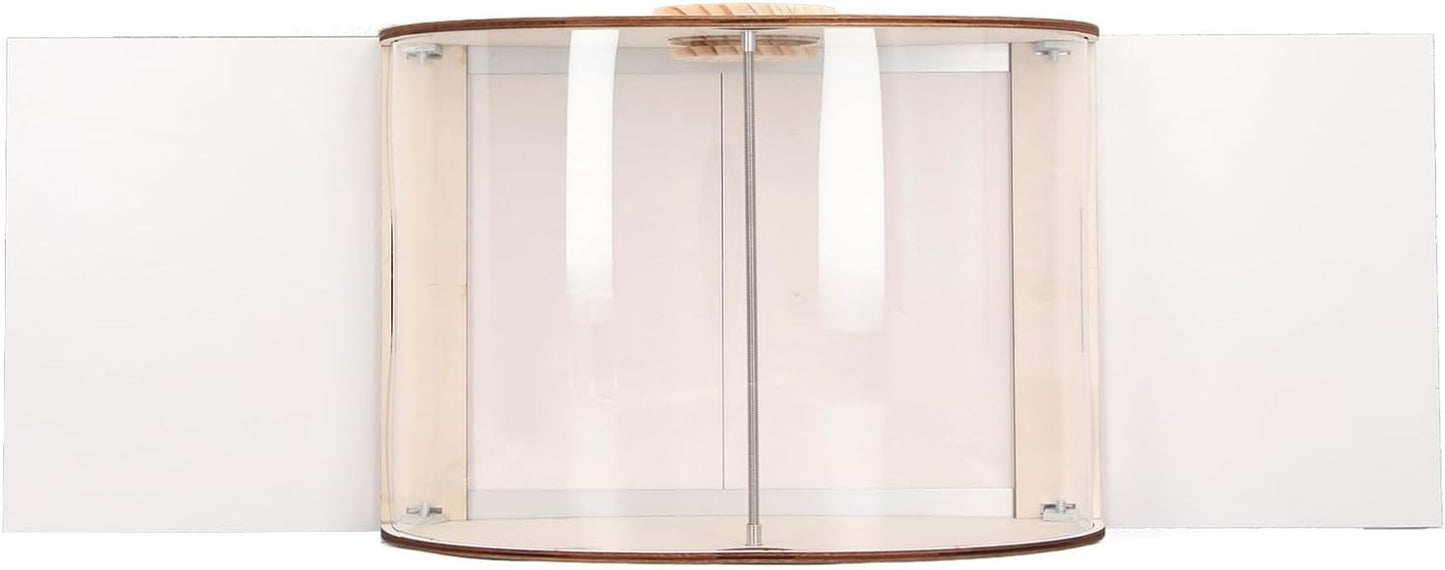 Window Bird Feeder, Inside House Rain Proof Adjustable Inlet Stable 180° Clear View Bird Feeder for Bird Watching, Transparent Bird House