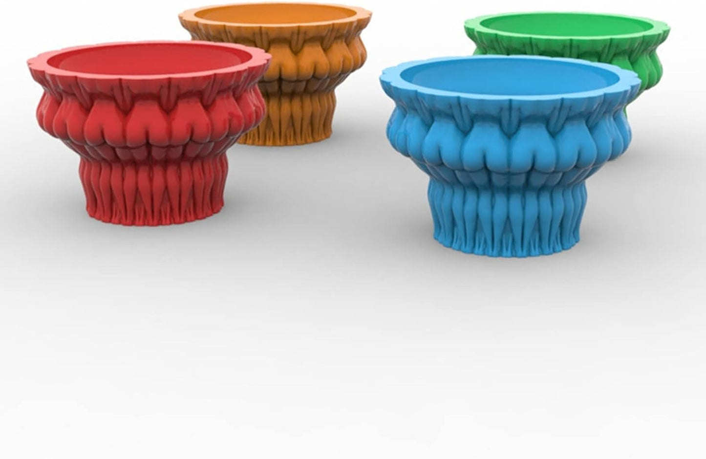Overlapping Body Concrete Flower Pot Mold Succulent Planter Vase Silicone Mold Plaster Epoxy Resin Pen Brush/Candle Holder Mold Cement Polymer Clay Mould