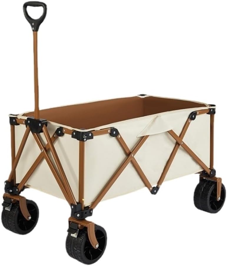 Portable Camping Cart,Portable Folding Beach Trolley Cart for Camping and Outdoor Activities