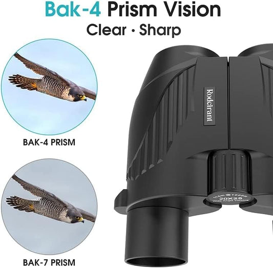 20X25 Compact Binoculars for Adults,Large Eyepiece Waterproof Binocula