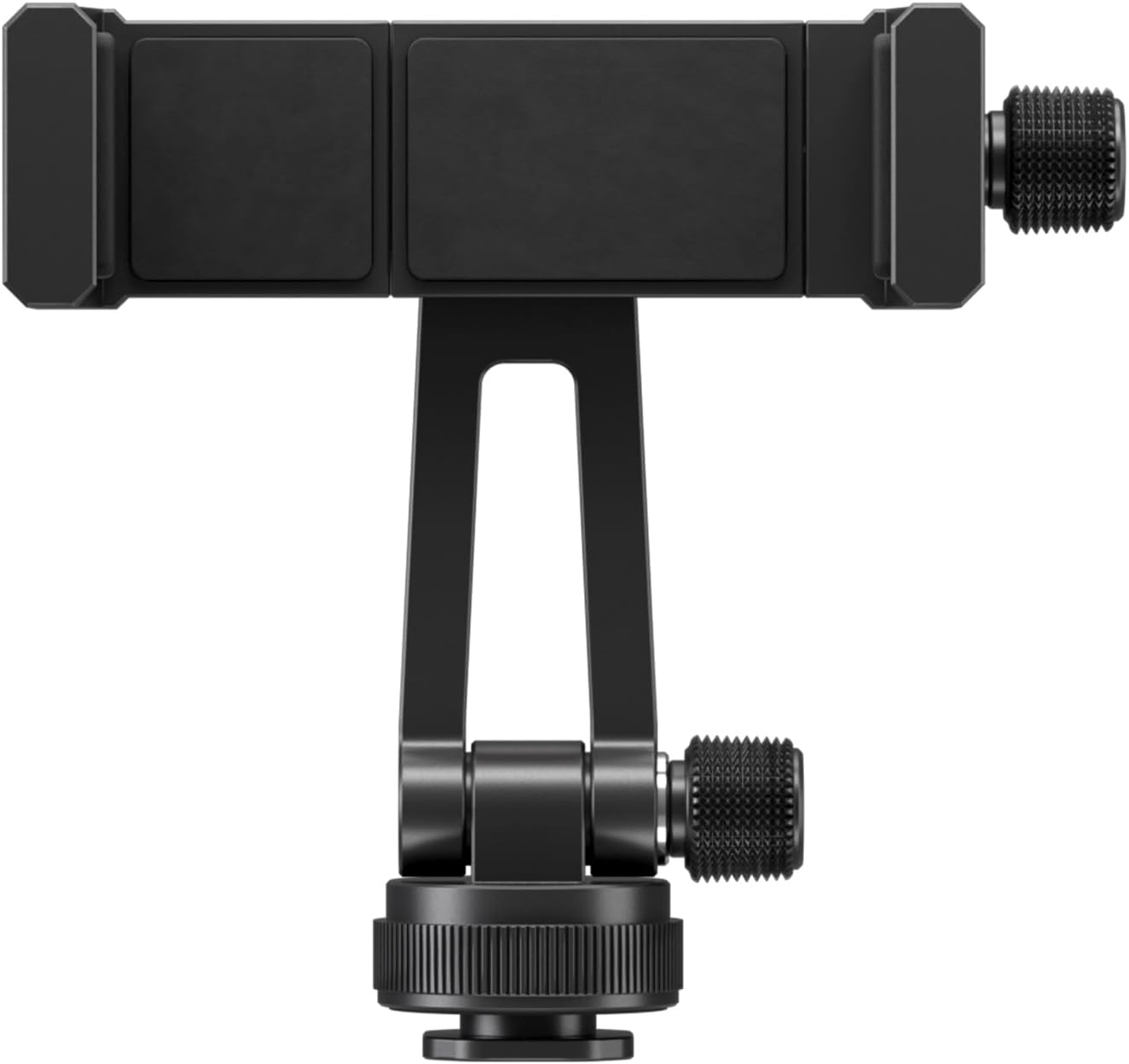 ULANZI MA61 Metal Phone Tripod Mount with Cold Shoe, 360° Adjustable Hot Shoe Camera Phone Mount for iPhone 17 16 15 14 Pro Max, Samsung, Aluminum Alloy Clamp for Vlogging, Live Streaming, Video