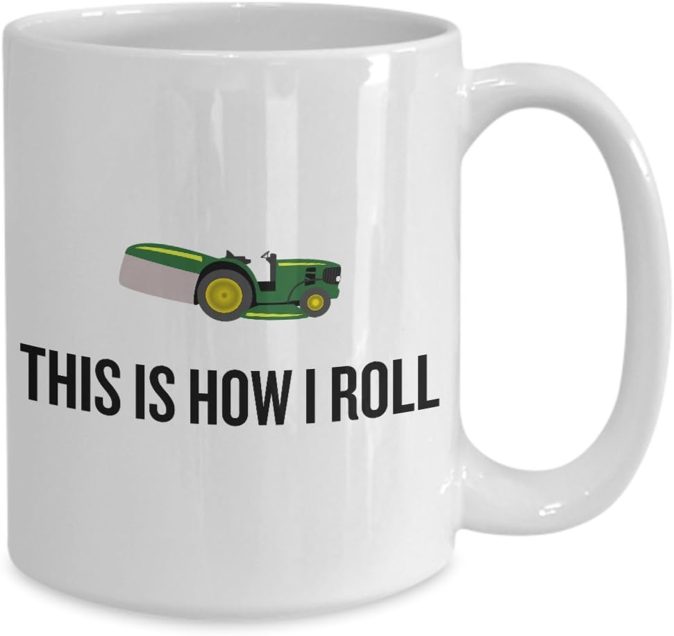 Lawn Mowing, Gardening Gift Idea - Yard Care, Garden Mug - This Is How I Roll
