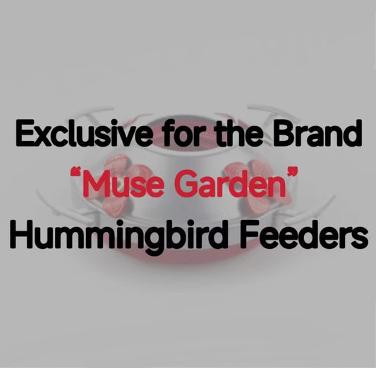 Muse Garden Original Hummingbird Feeder Replacement Metal Base, Exclusive for Muse Garden Hummingbird Feeders Only, No Rust, Safe for Hummingbirds, Thread Diameter 1.7 Inch