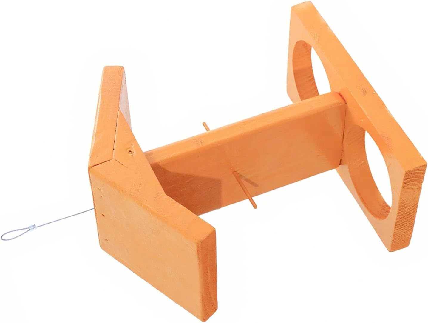 Outdoor Hanging Bird Feeders Two Removable Food Container Materials Wildlife Garden for Bird Watching Weatherproof Hanging Bird Feeders