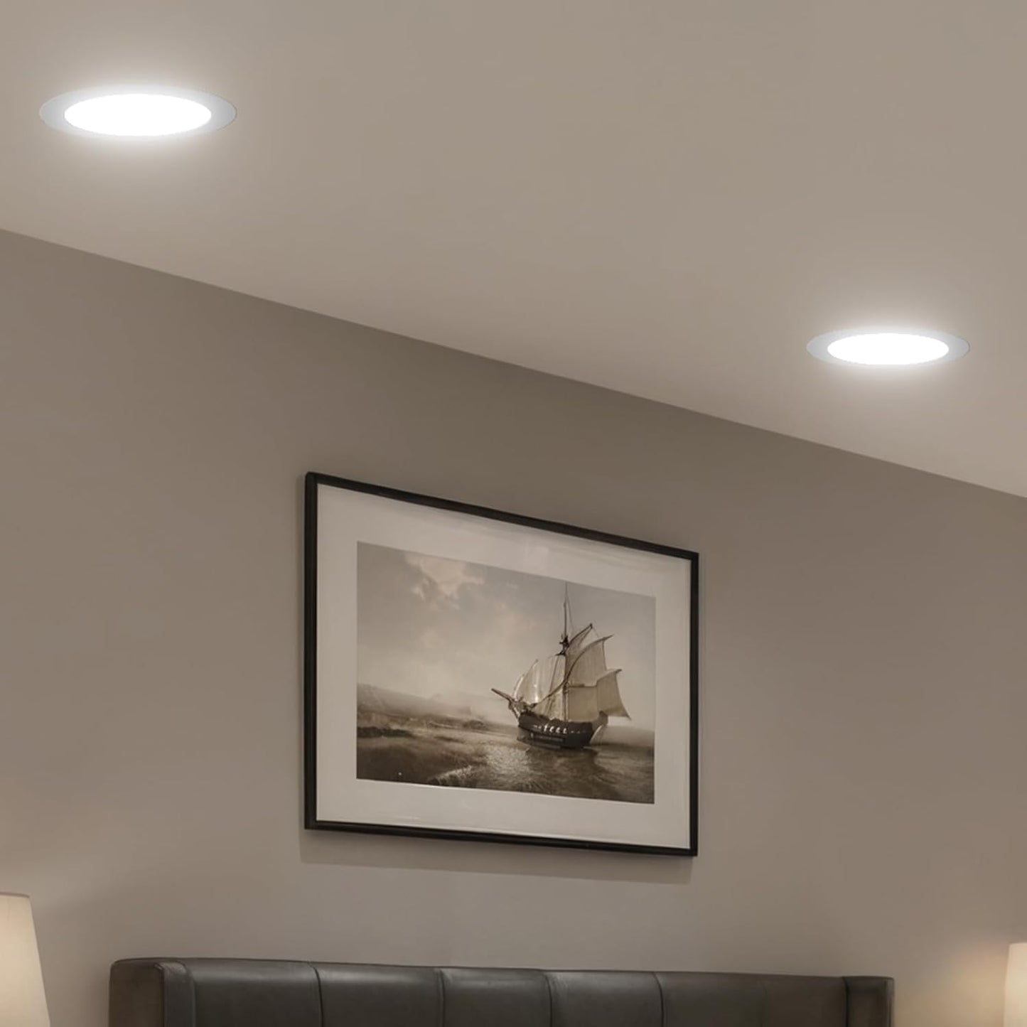 Amico 6 Pack 6 Inch 5CCT Ultra-Thin LED Recessed Ceiling Light with Ju