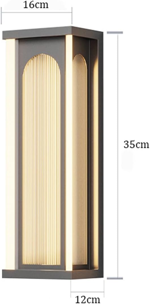 Solar Outdoor Wall Sconce Light Fixture, Modern Waterproof Exterior Wall Lamp with PC Shade, Black Stainless Steel Wall Lantern, Dusk to Dawn Wall Mounted Lighting for Patio, Porch, Garden