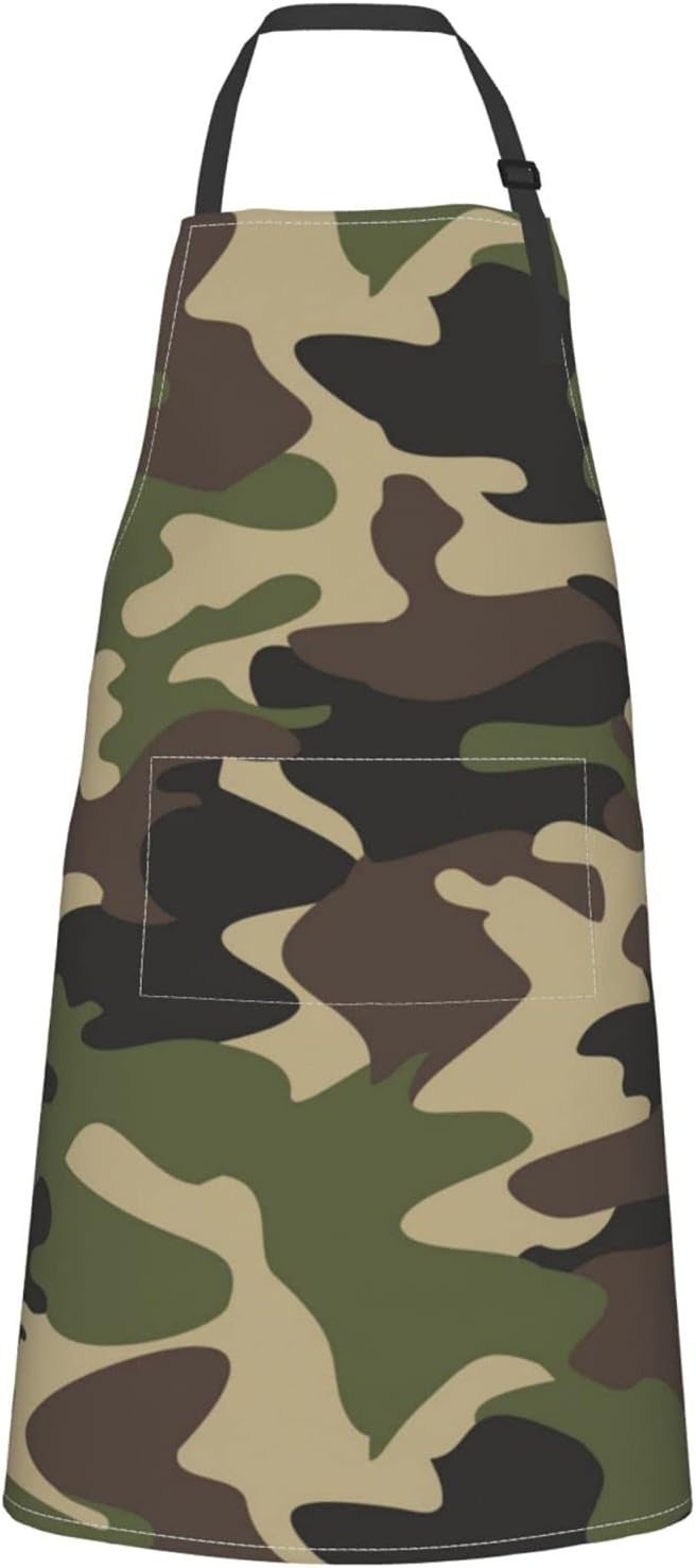 Perinsto Waterproof Apron with 2 Pockets Kitchen Chef Aprons Bibs for