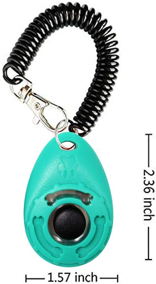 OYEFLY Dog Training Clicker with Wrist Strap Durable Lightweight Easy