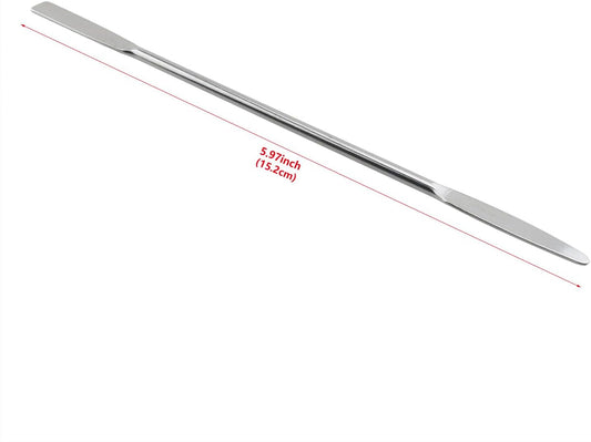 HJGarden 2pcs Stainless Steel Dual Head Wire Color Mixing Stick Pigmen