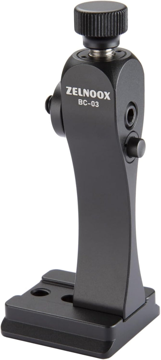 Binocular Tripod Adapter | Quick Release, 1/4"-20 Thread & Arca-Dovetail, CNC Aluminum, Anti-Drop, Fits Most Binoculars