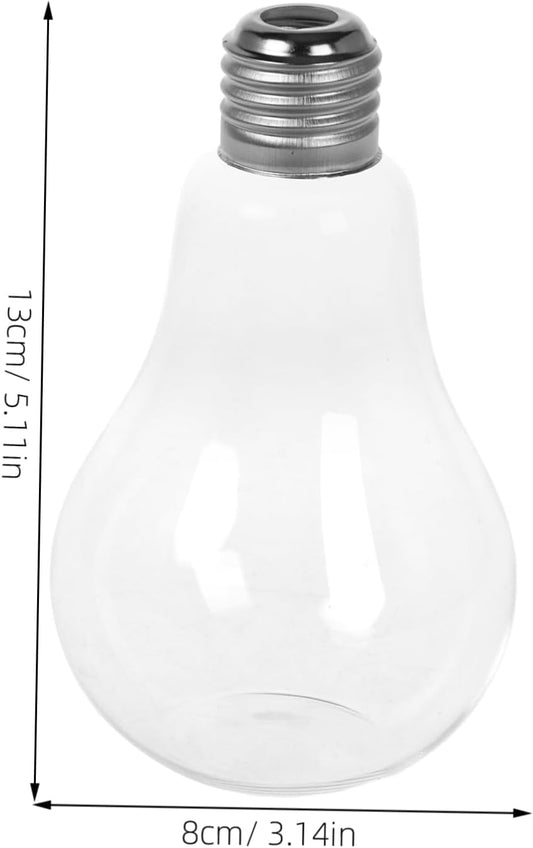 2pcs Hanging Glass Vase Hyacinth Vase Light Bulb Glass Bottle Planter Desk Planter Holder for Home Decor