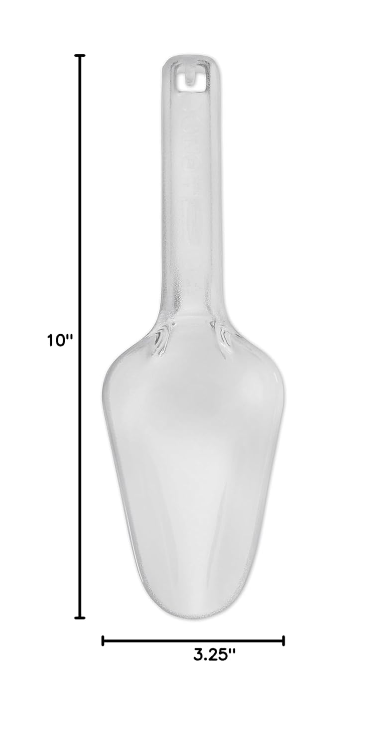 Rubbermaid Commercial Products Plastic Utility Ice Scooper, 6-ounce, C