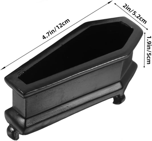 Coffin-Shaped Decorative Planter for Plants Vintage Flower Pot for Dec