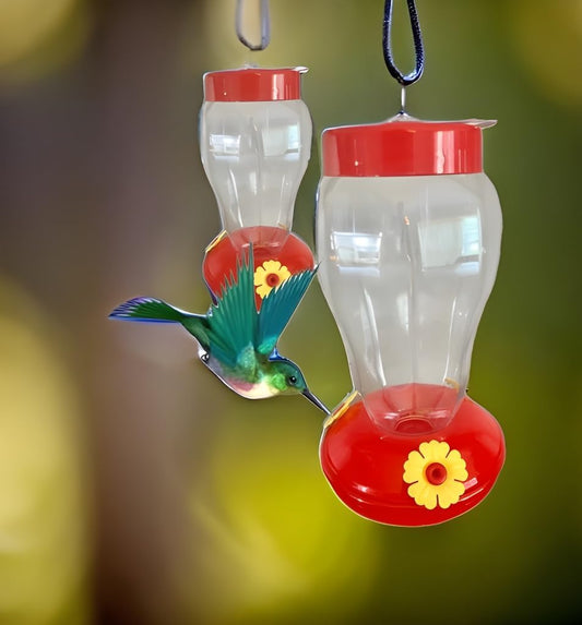 2 Pack Outdoor Hummingbird Feeders