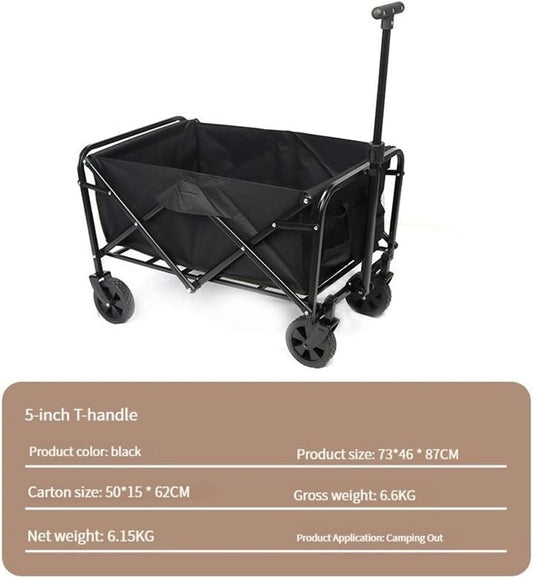 JSEIAJB High-Capacity Trailer Camping Storage Car Portable Folding Wag